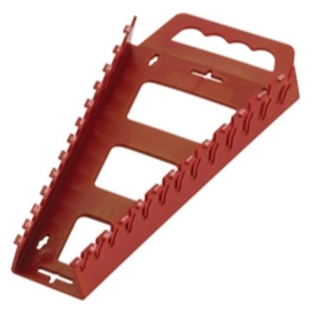 HANSEN GLOBAL Hansen Global HNE5301 Quik-Pik SAE Wrench Rack - Red HNE5301